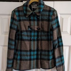 L.A.M.B. Fall 2008 Plaid Green Jacket, Size 10